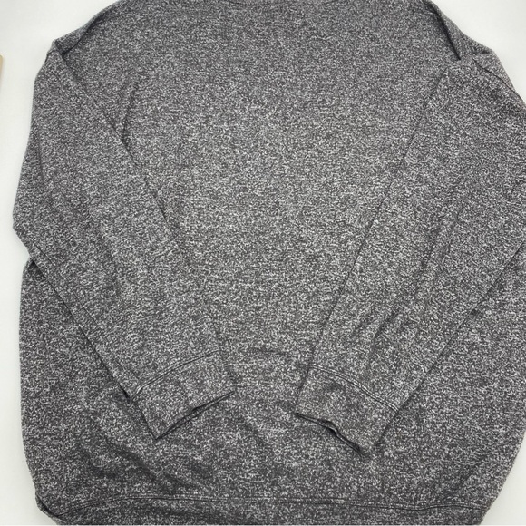 Athleta Sweatshirt Mindful Pullover Soft Gray Heather Oversized Large Tall - Picture 6 of 7